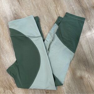 Lululemon Two-Tone Green Leggings